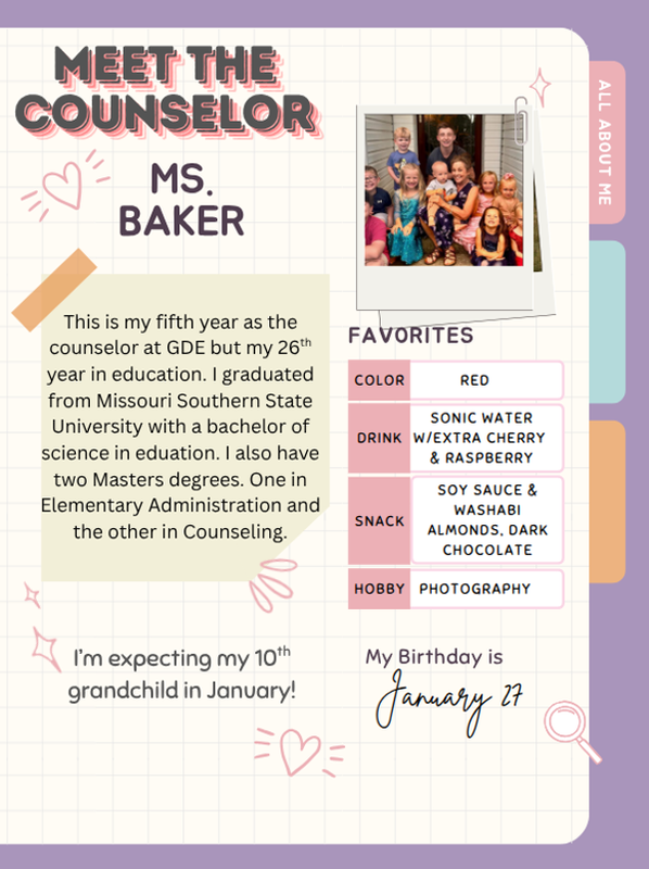 Ms. Baker Meet the Teacher Graphic