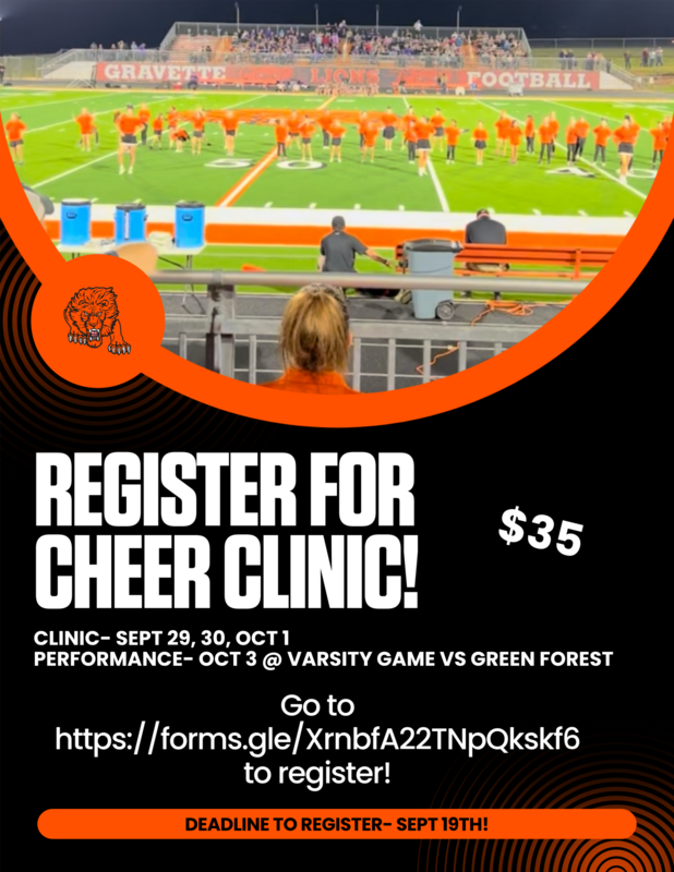 Cheer Clinic Flyer