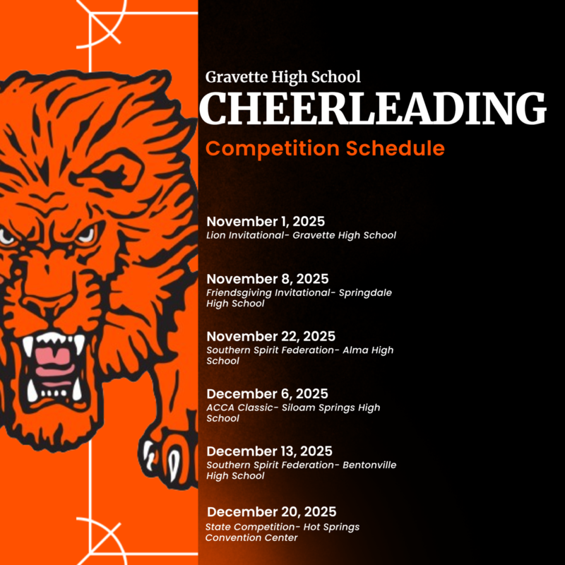 Cheer Schedule