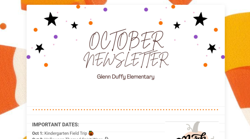 October Newsletter Preview