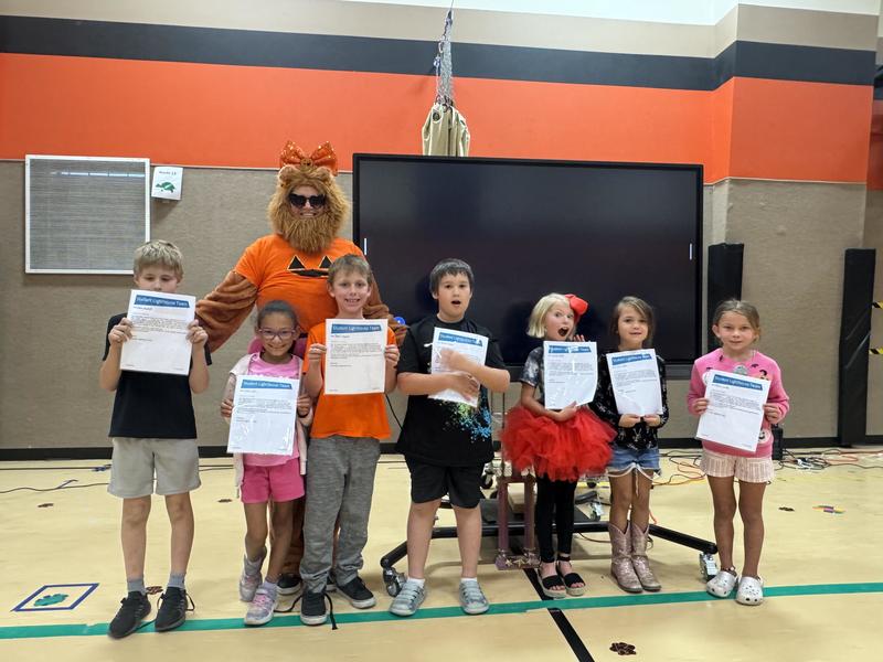 Second Grade Student Lighthouse Team