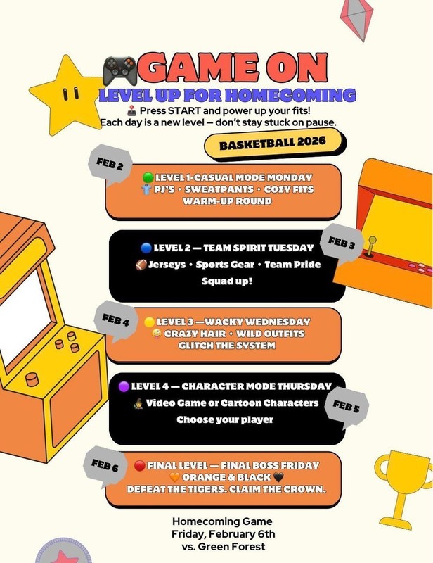 Homecoming Week Flyer