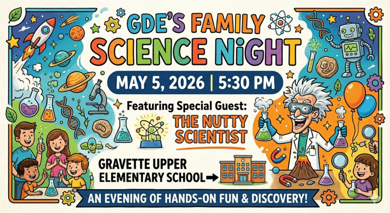 Family Science Night Graphic
