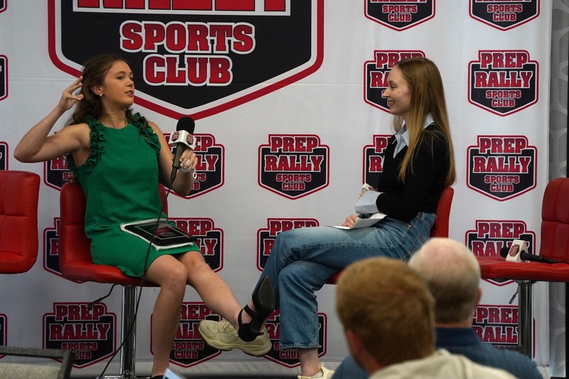 Parker Pittman at the Prep Rally Sports Awards Luncheon