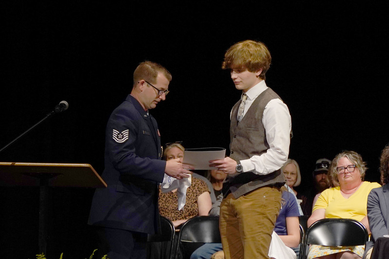 Arion Bigelow was recognized for receiving Air Force GI Bill education benefits valued at $110,000.