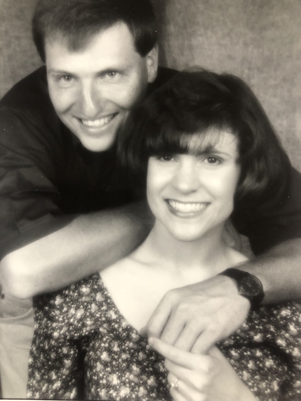 Randall and Shirley Reynolds’ engagement portrait (1994)