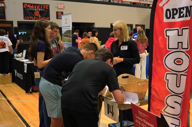 Students visited with local realtor Laura Ripsom to learn about the real estate market, home buying, and career opportunities in business and sales.