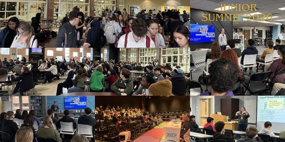 students learning about career pathways