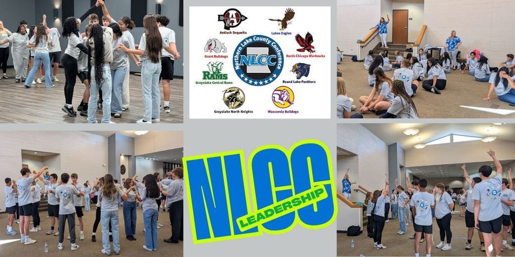 leadership logo and students