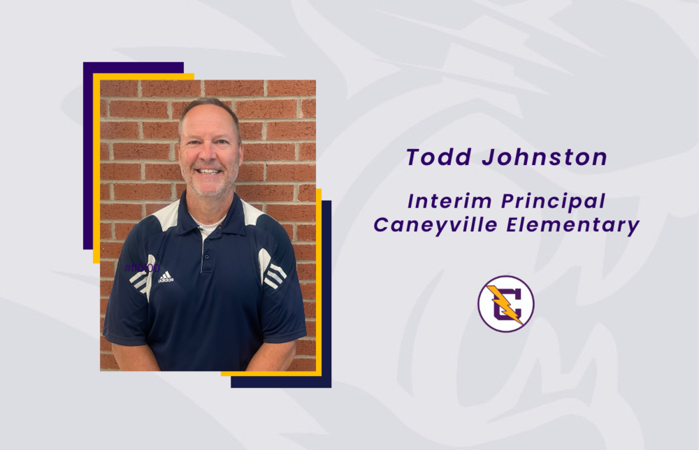 Todd Johnston Interim Principal Caneyville Elementary