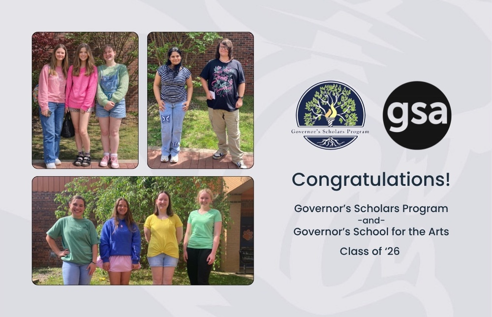 Congratulations! Students selected for GSP and GSA this summer