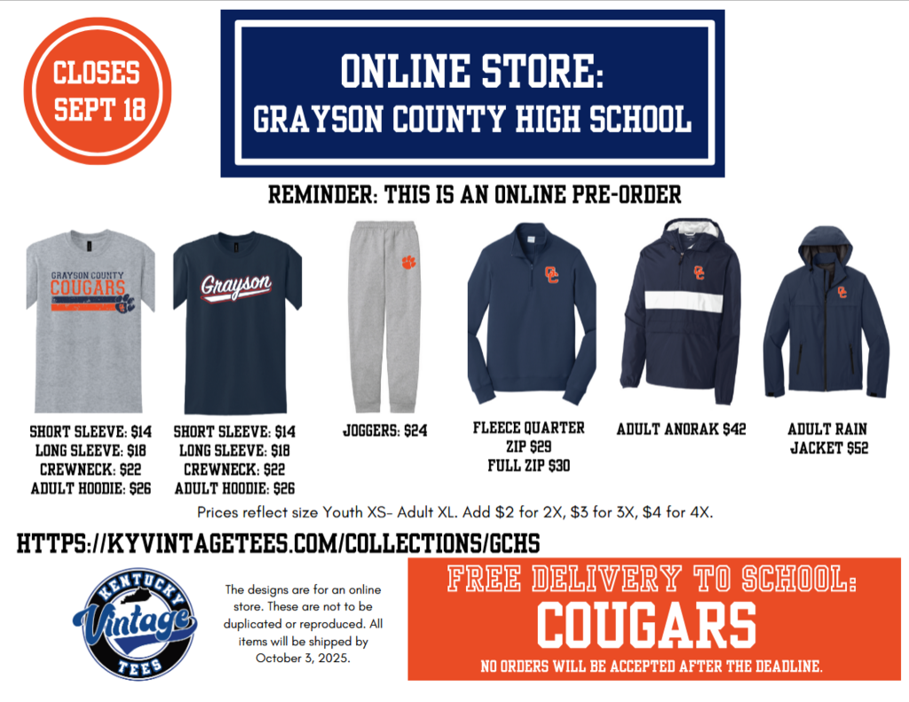 25-26 School Spirit Store