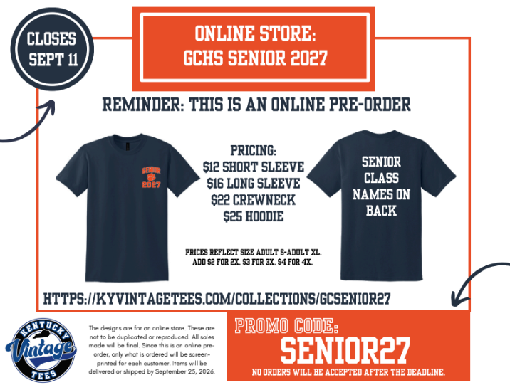 Class of 2027 Shirt