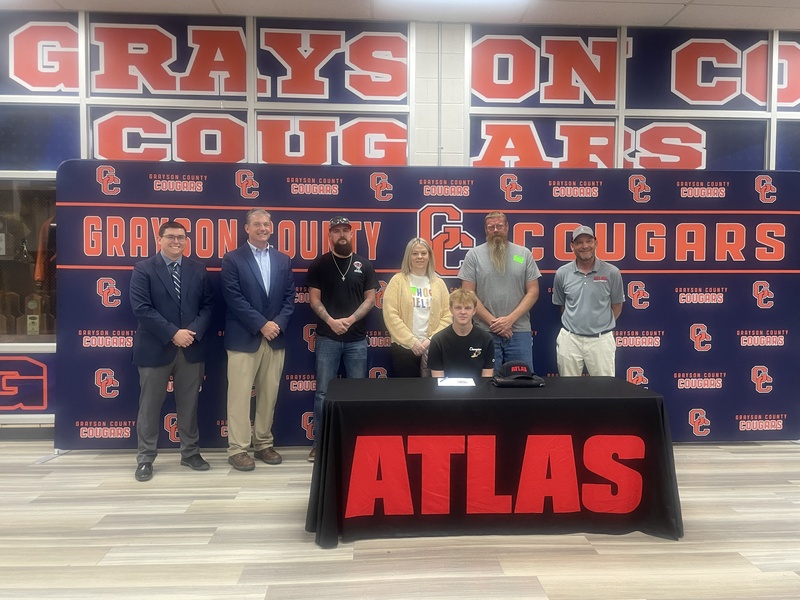 Carson Dennis signing with Atlas Machining