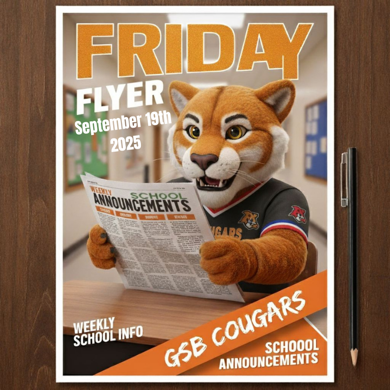 GSB Friday Flyer - September 19th  2025