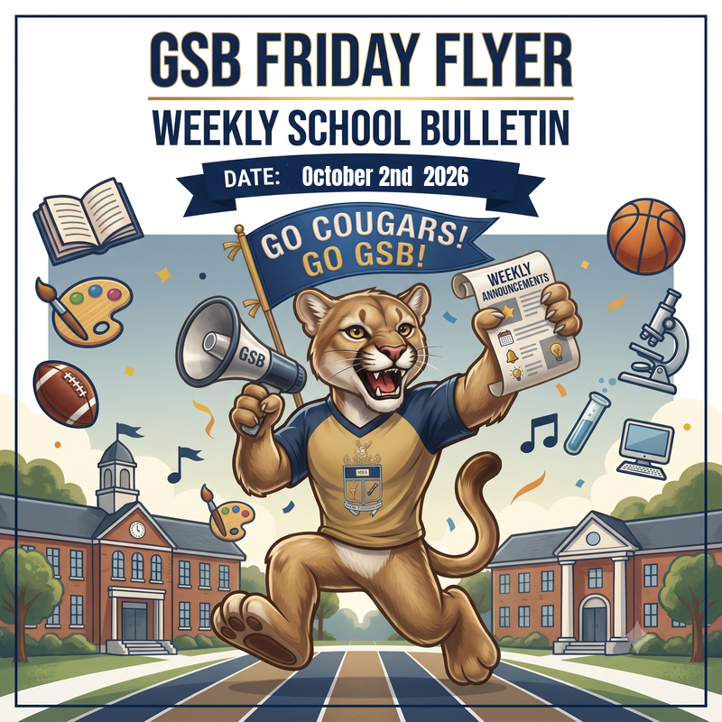 GSB Friday Flyer - October 2nd 2026