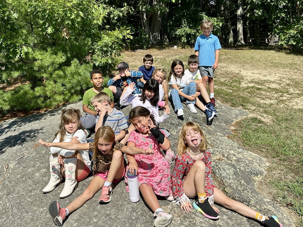 2nd graders enjoying the start of the year!