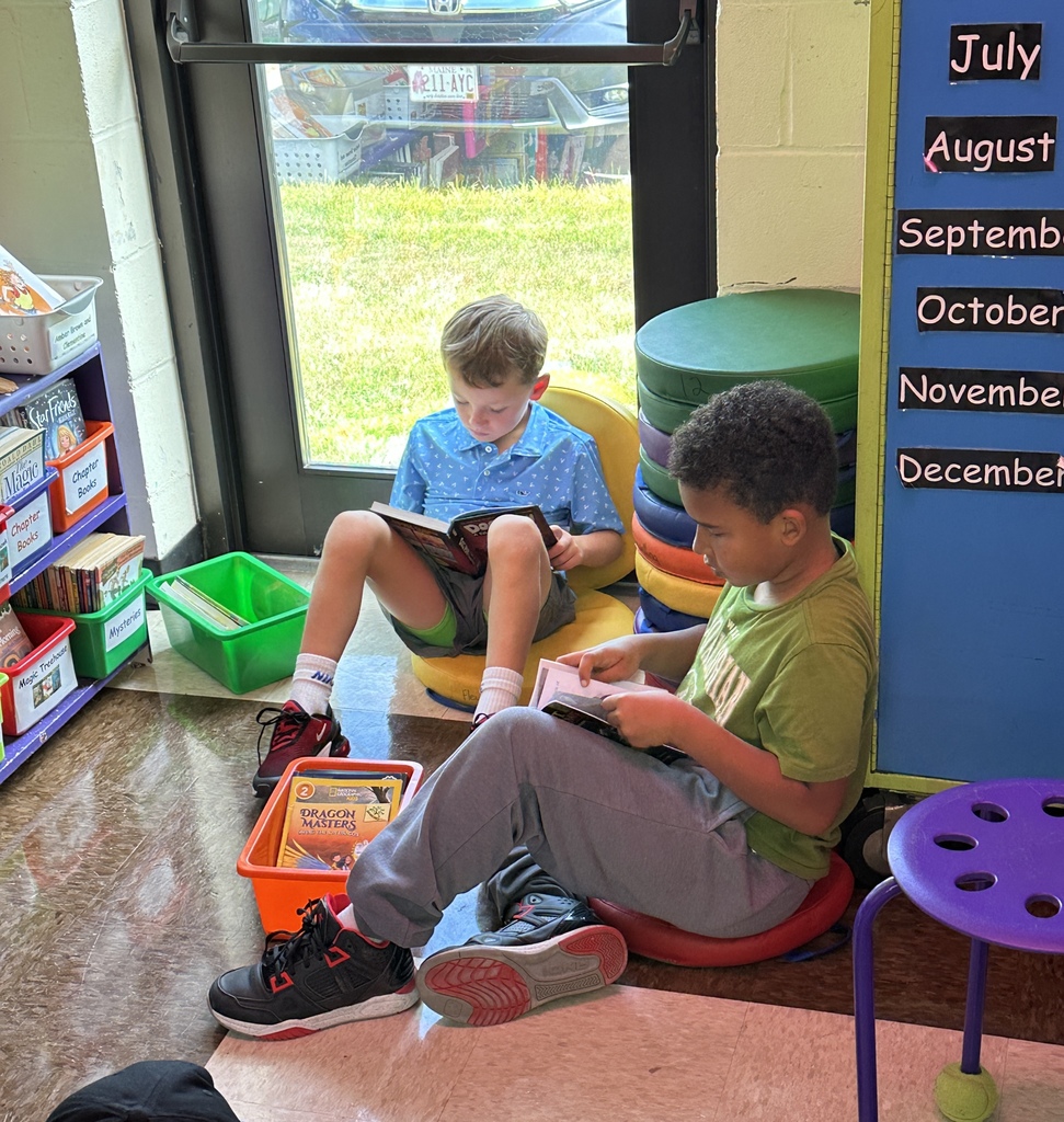 2nd graders enjoying the start of the year!
