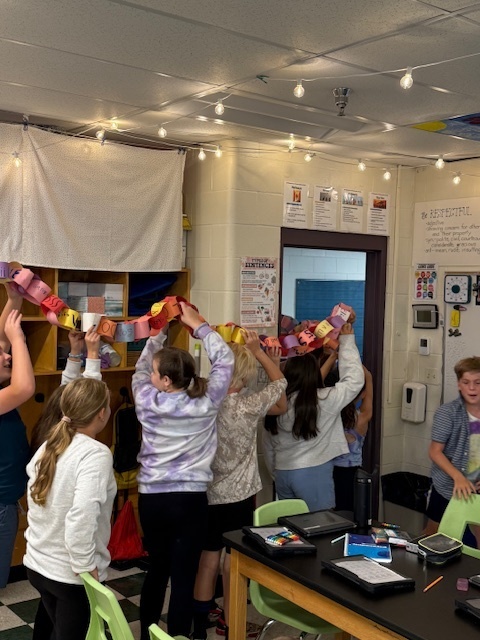 5th and 6th (this is 6th) made connections with one another and created a community chain.