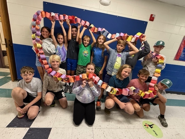 5th and 6th (this is 6th) made connections with one another and created a community chain.
