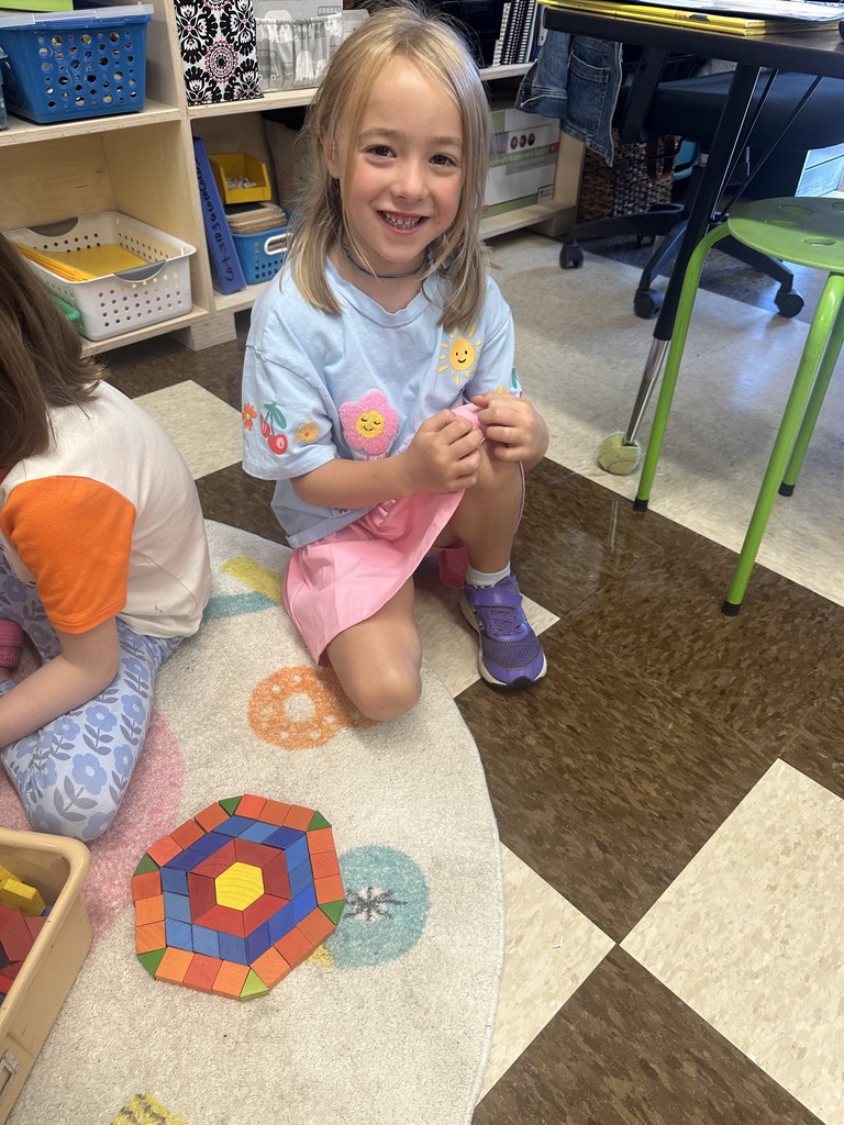 First graders enjoying beginning of the year activities! 