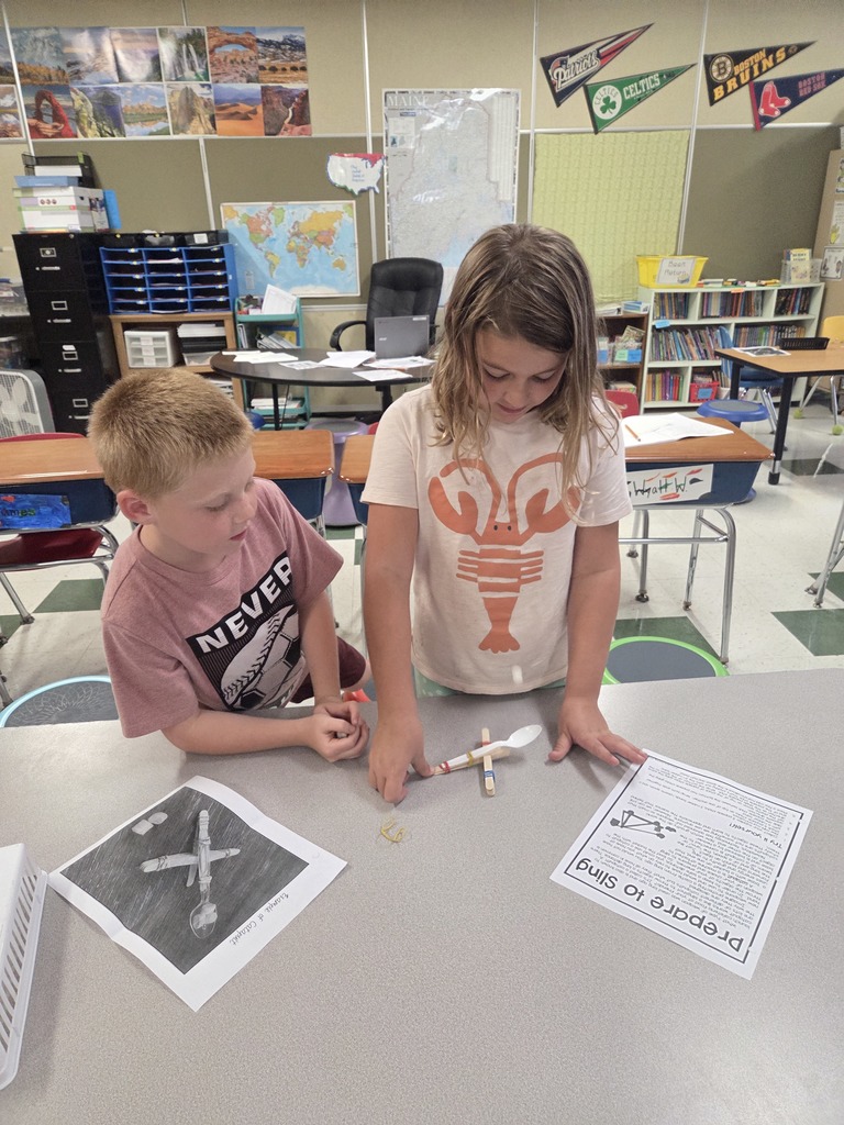 Launching a marshmallow across the room!