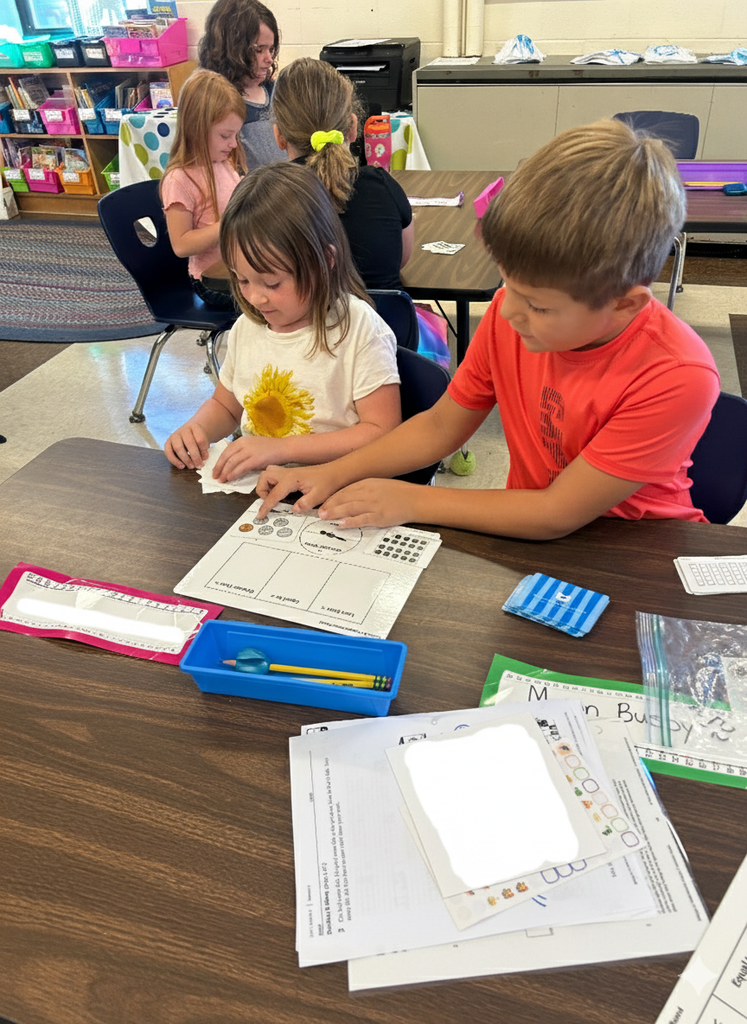 practicing skip counting by 5s