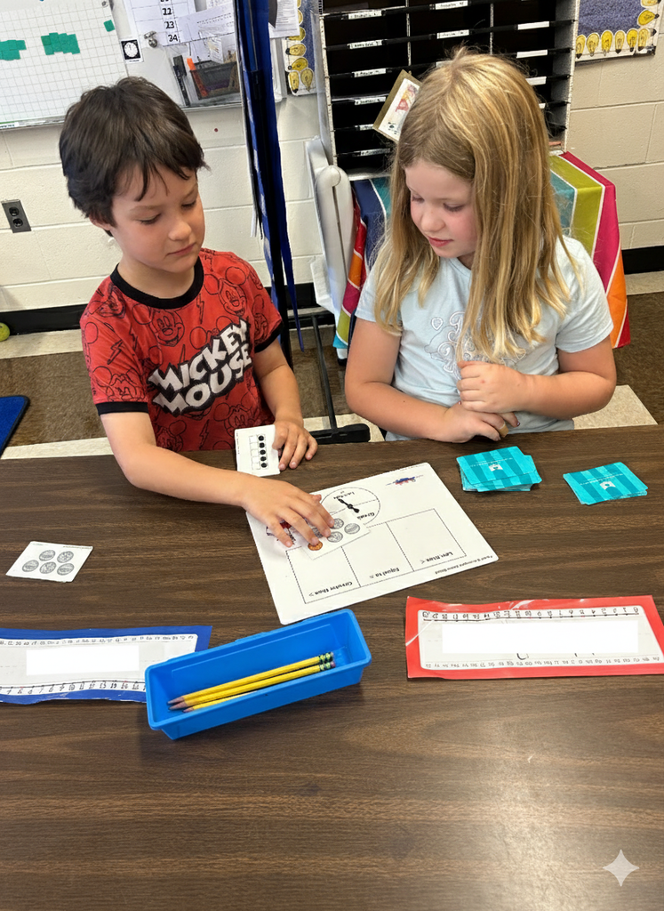 practicing skip counting by 5s