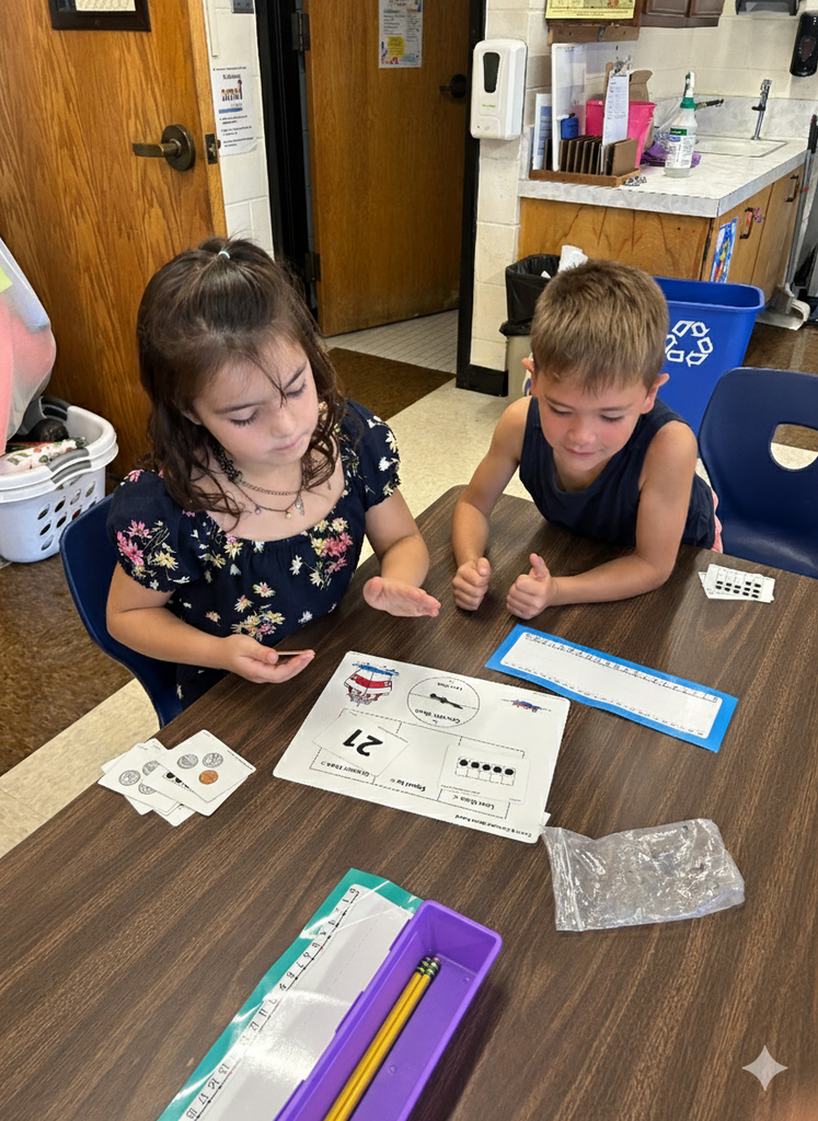 practicing skip counting by 5s