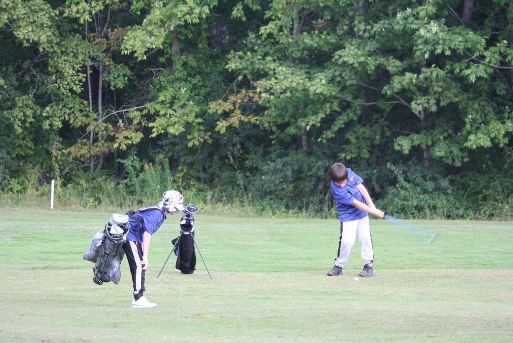 The golf team was back at it against Camden on Tuesday.