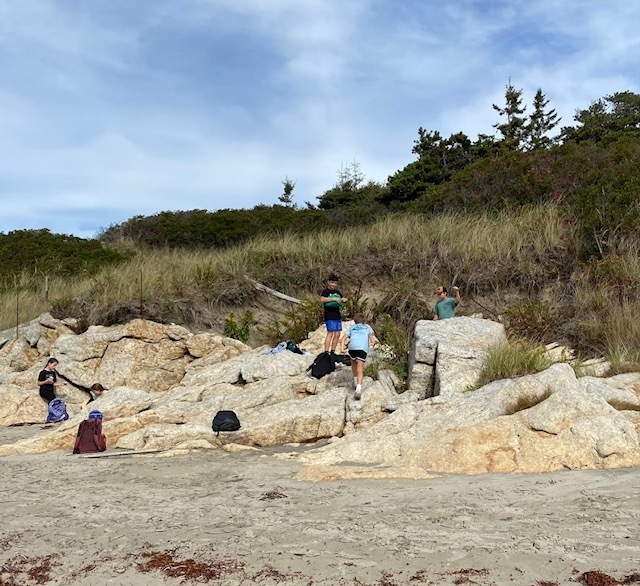 7th & 8th grades take a trip to Morse Mt. &  Seawall Beach!