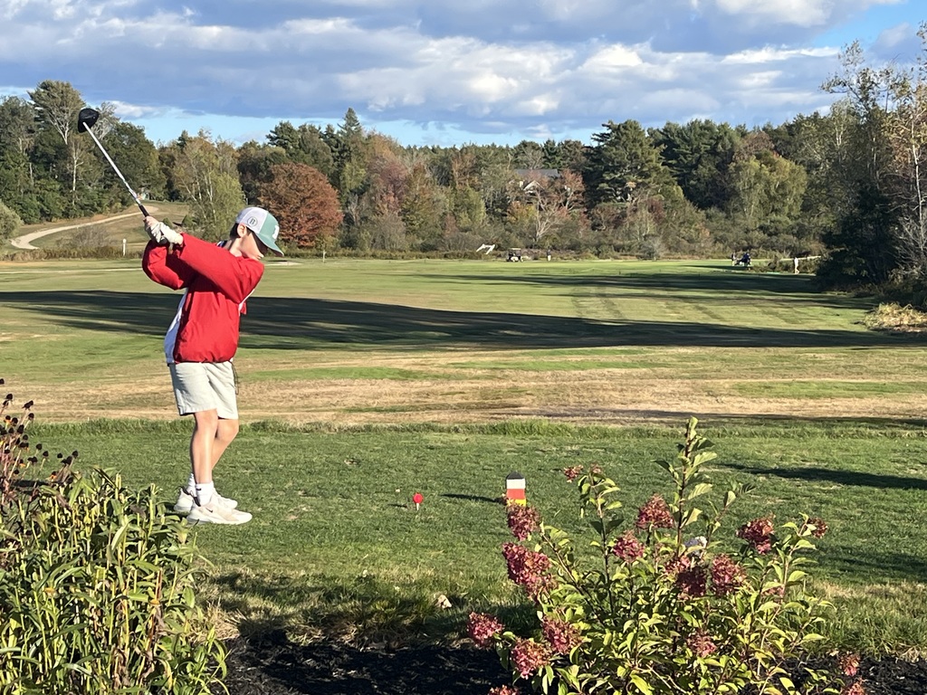 The golf team hosted Troy Howard last night at Wawenock golf course and came out on top!