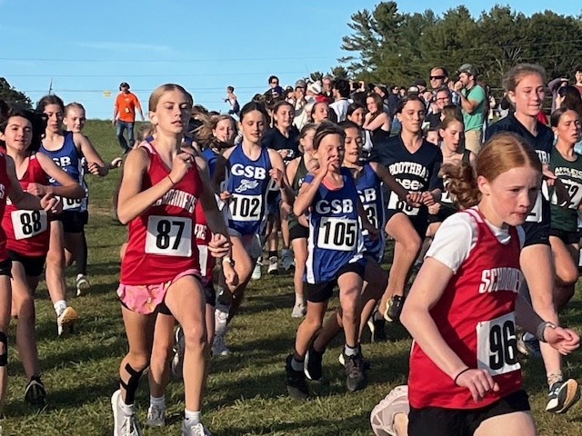 Both the boys and girls cross country teams came in second place out of six teams at yesterday's meet at Salt Bay Farm!