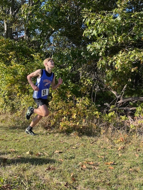 Both the boys and girls cross country teams came in second place out of six teams at yesterday's meet at Salt Bay Farm!