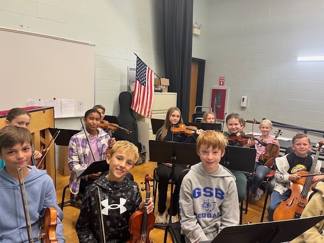 5/6 Strings Orchestra rehearsal