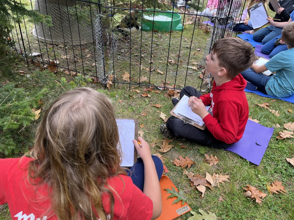 Duck stamp live draw session with GSB fifth graders!