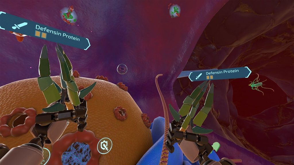 7th graders dive into a cell to interact with organelles in VR