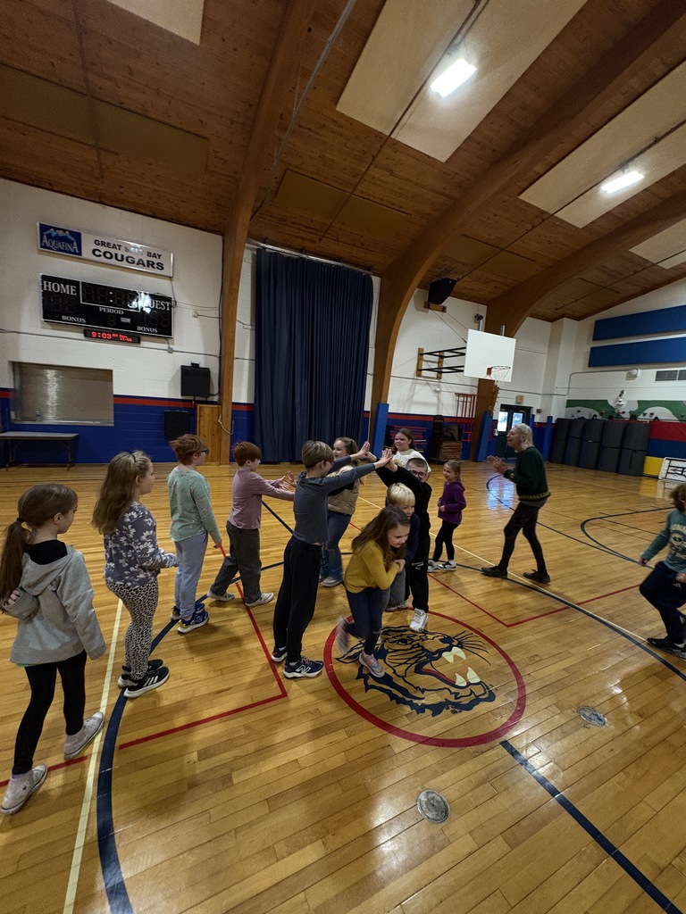 Mr. Sirkel, Ms. Katy, and Ms. Erin are co teaching a rhythm and dance unit this month to 3rd and 4th graders! 