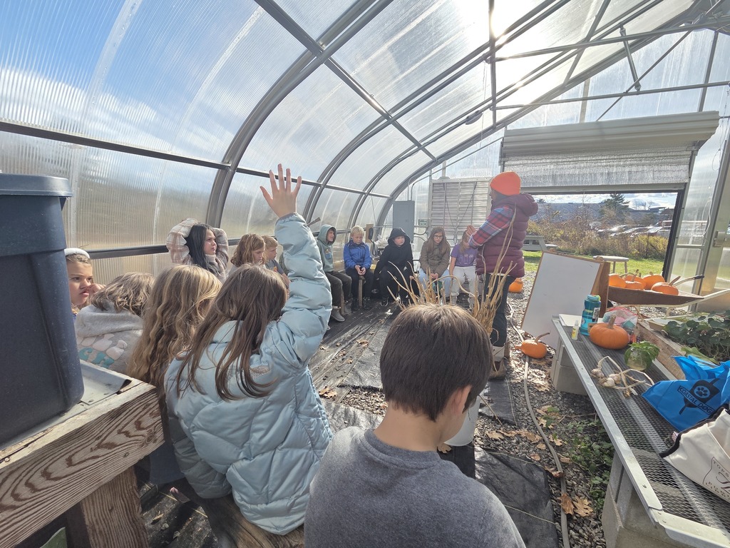 Third graders enjoy agriculture class with Ms Hedda. We planted wheat and garlic in the last few weeks.