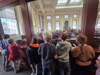 3rd graders visit the state capitol!