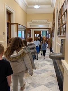 3rd graders visit the state capitol!