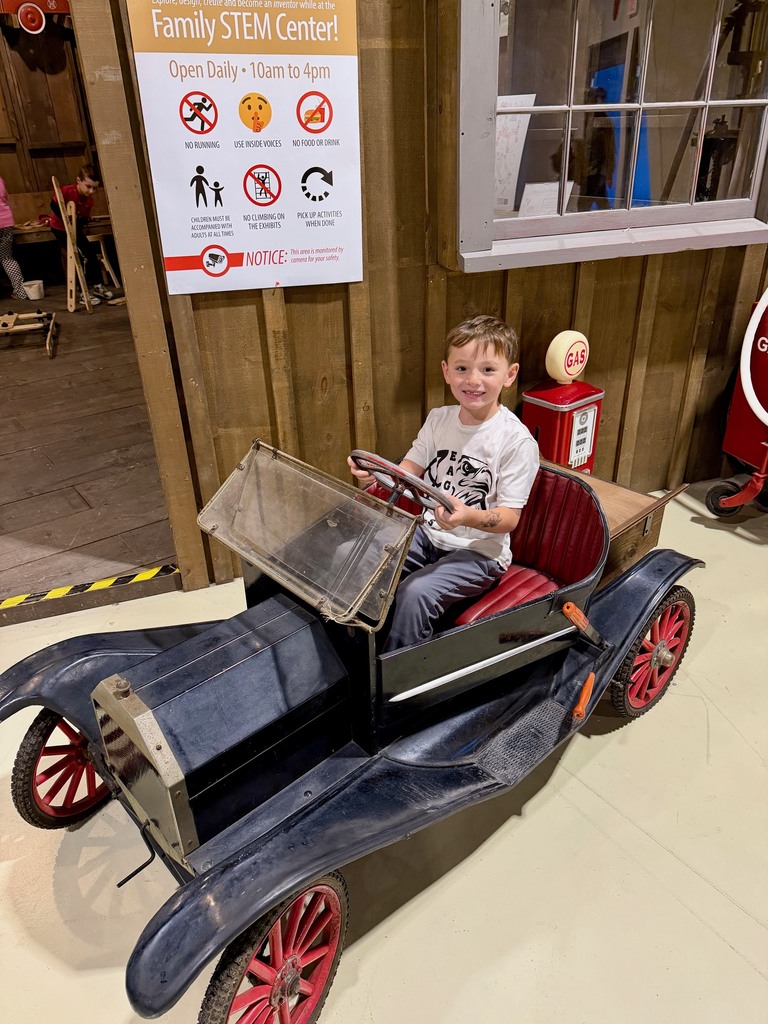 2nd Graders learning and having fun at the Owls Head Transportation Museum!