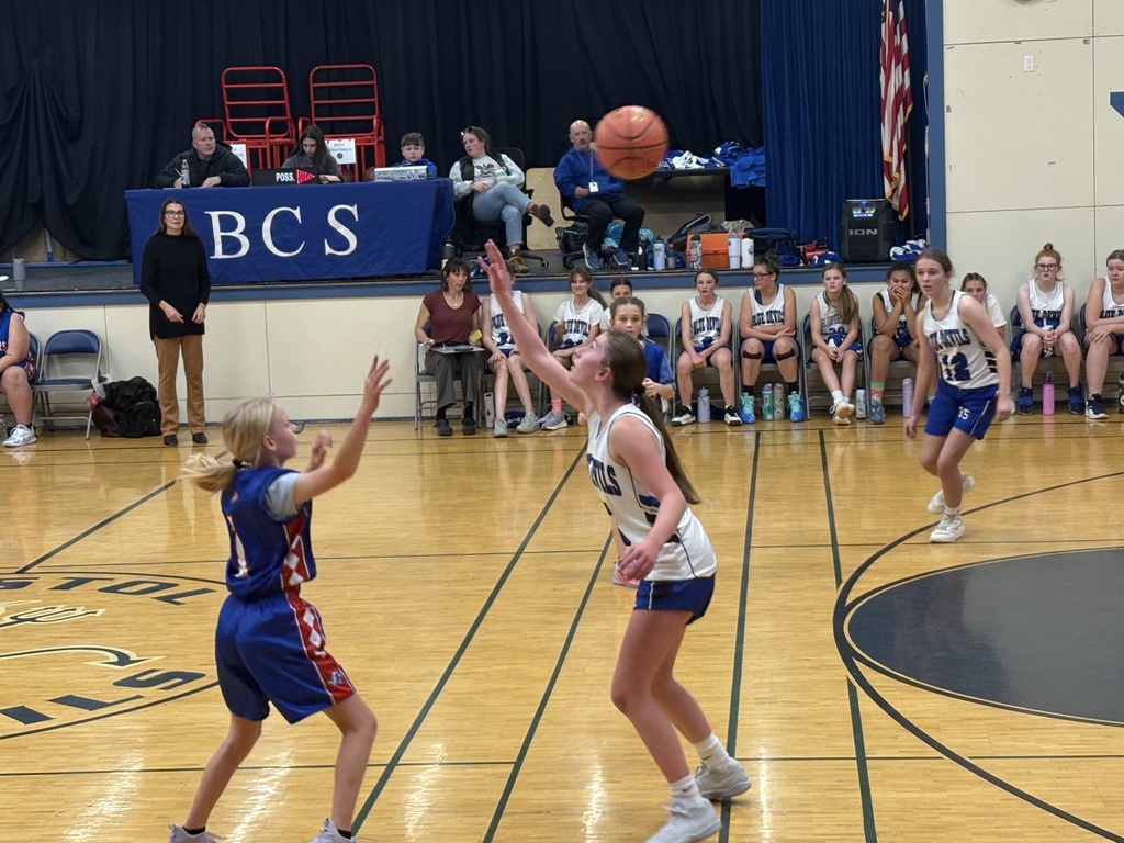 The 7th grade boys basketball and girls basketball teams went to Bristol yesterday. 