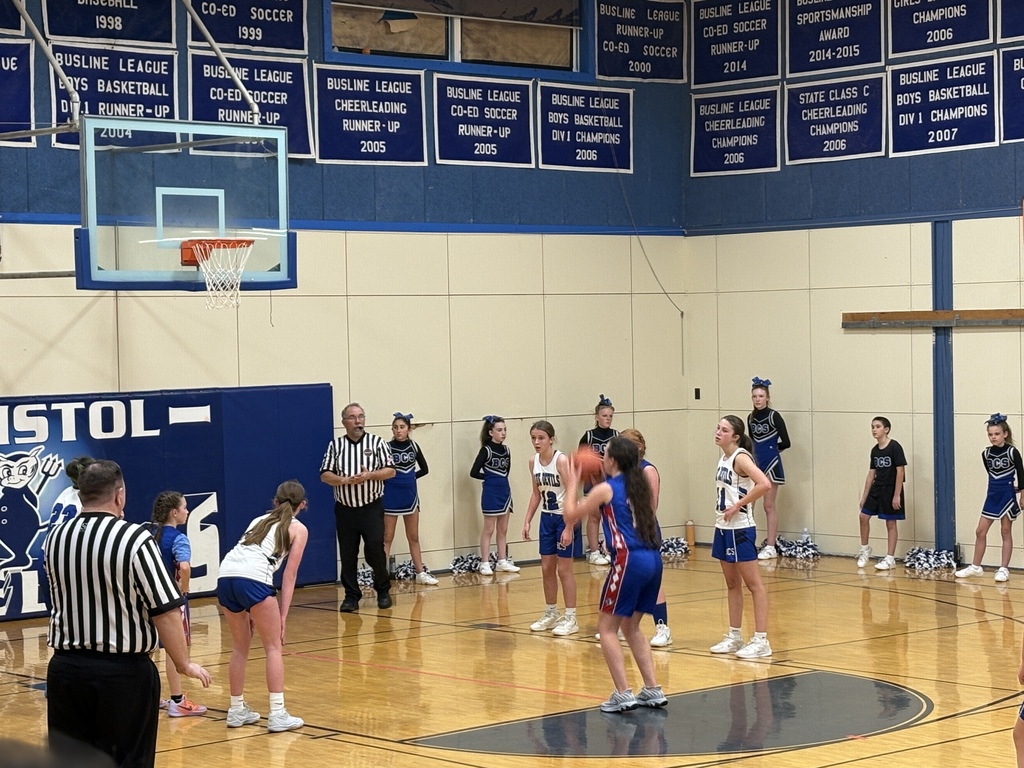 The 7th grade boys basketball and girls basketball teams went to Bristol yesterday. 