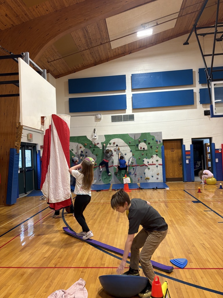 Reindeer Games are on in PE and even Ms. Lauren joined in on the training!