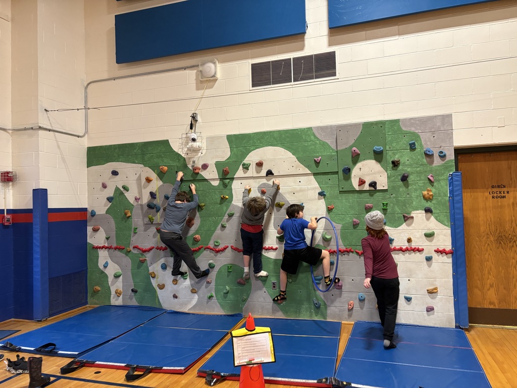 Reindeer Games are on in PE and even Ms. Lauren joined in on the training!