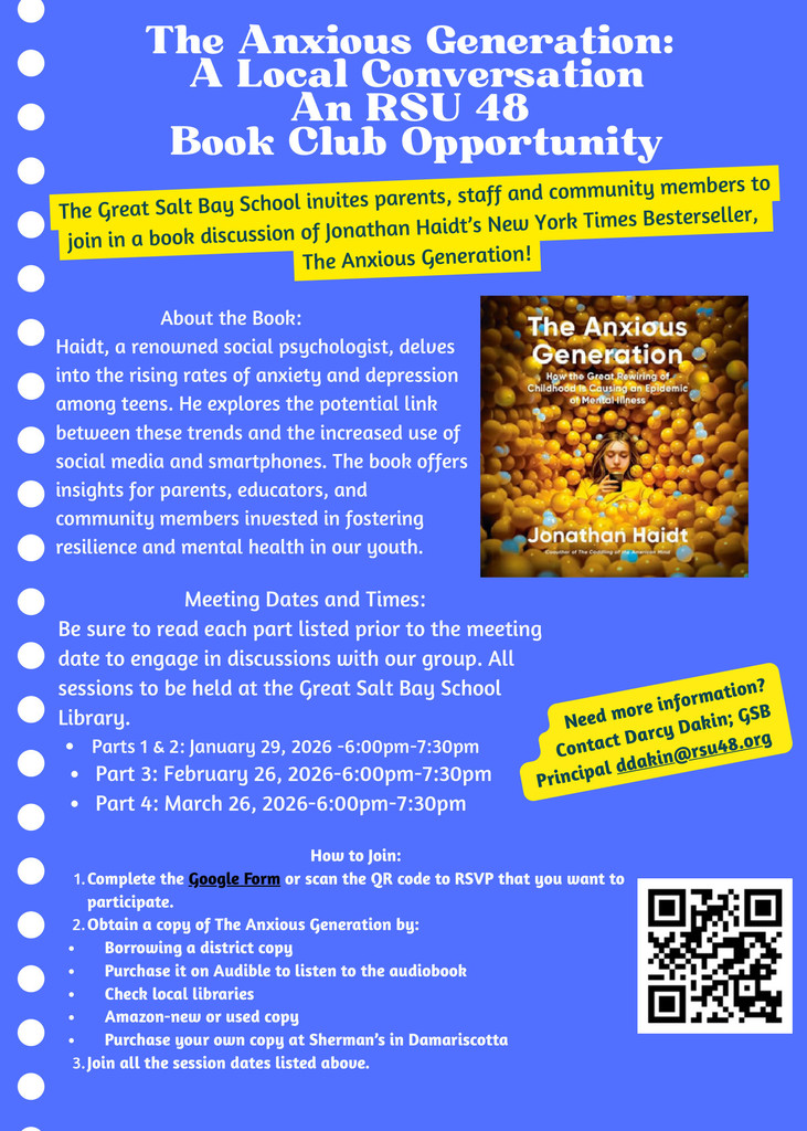 GSB Book Club - The Anxious Generation