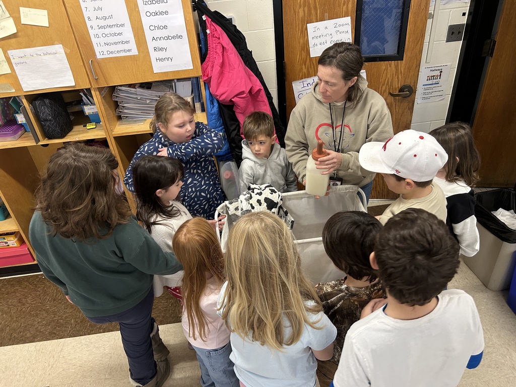 how milk is processed and milked a “cow” with Ms. Hedda