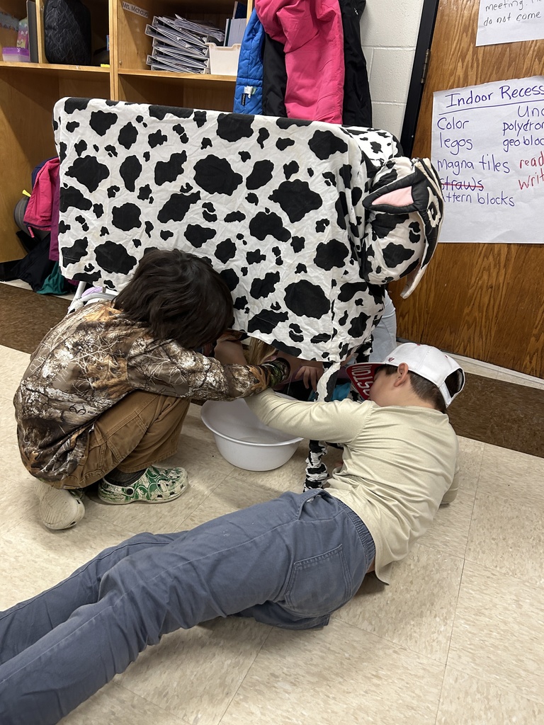 how milk is processed and milked a “cow” with Ms. Hedda