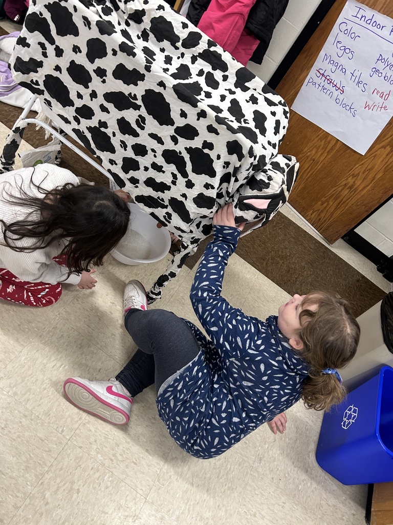how milk is processed and milked a “cow” with Ms. Hedda